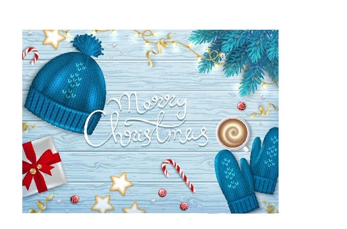 圣诞节圣诞树圣诞老人闪亮装饰电商促销折扣海报eps,ai矢量模版下载