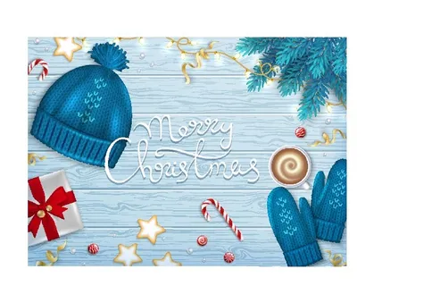 圣诞节圣诞树圣诞老人闪亮装饰电商促销折扣海报