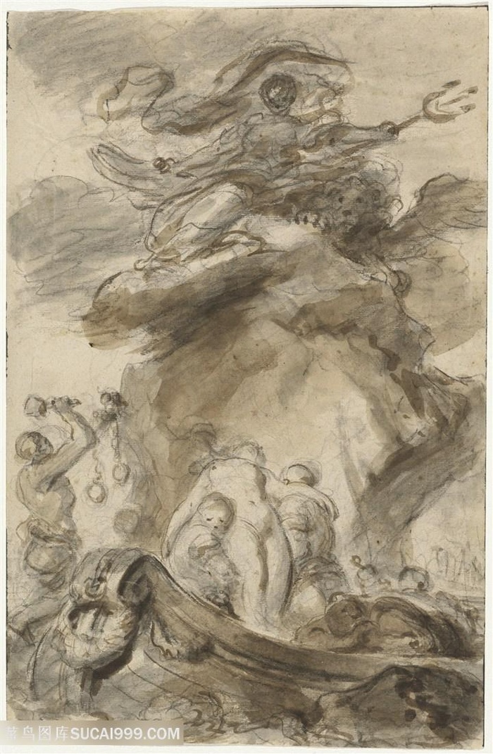 素描人物时尚装饰画