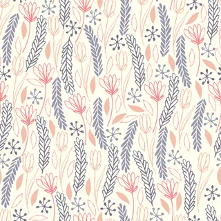 卡通植物背景植物可爱底纹背景