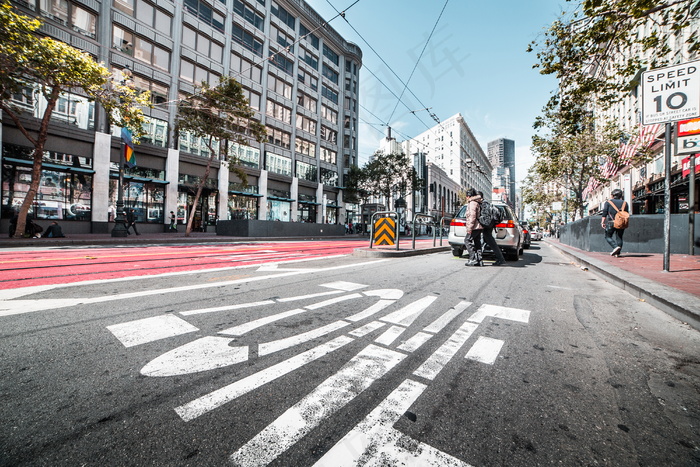 旧金山街道建筑图片