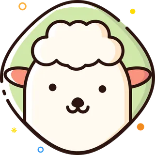小羊简笔画图标