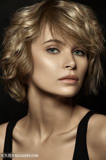 欧美短发美女图片