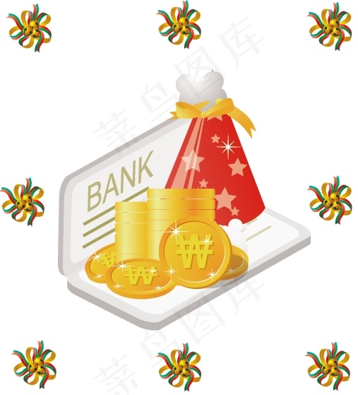 圣诞节素材ai矢量模版下载