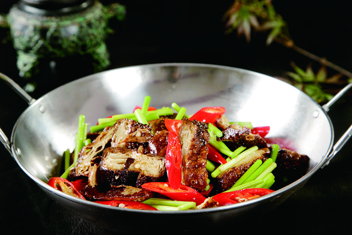 干锅美食焖锅湘菜麻辣香辣纸锅干锅黑豆腐