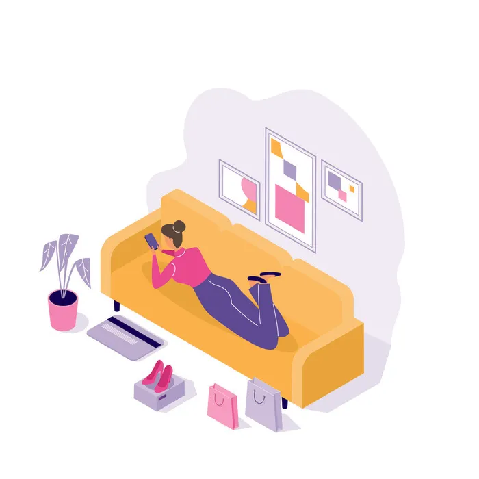 扁平化人物场景办公互联网等距ai矢量设计网页海报UI素材插画eps,ai矢量模版下载