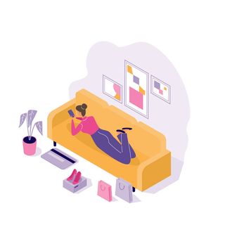扁平化人物场景办公互联网等距ai矢量设计网页海报UI素材插画