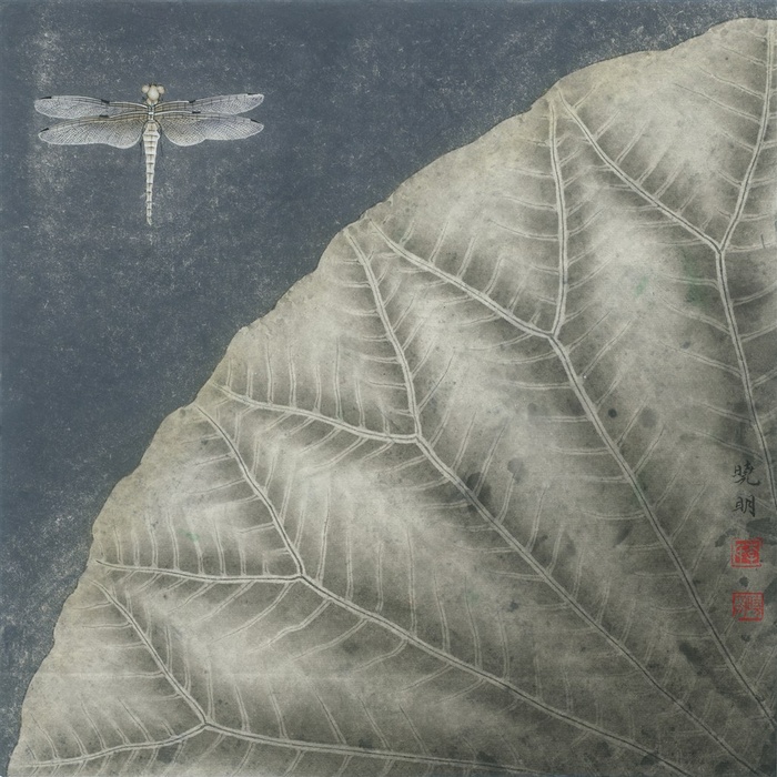 莲之舞荷花工笔画