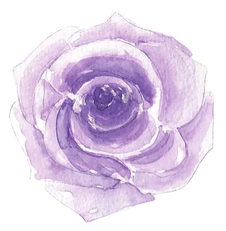 唯美森系手绘水彩花朵 免抠