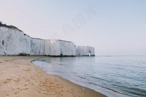 宁静沙滩海岸高清图片