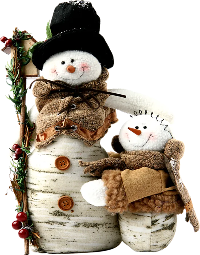 雪人卡通简笔