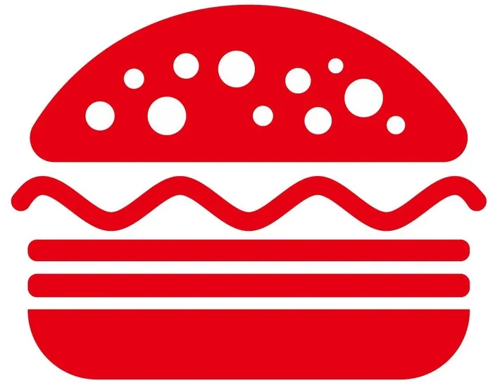 矢量汉堡包