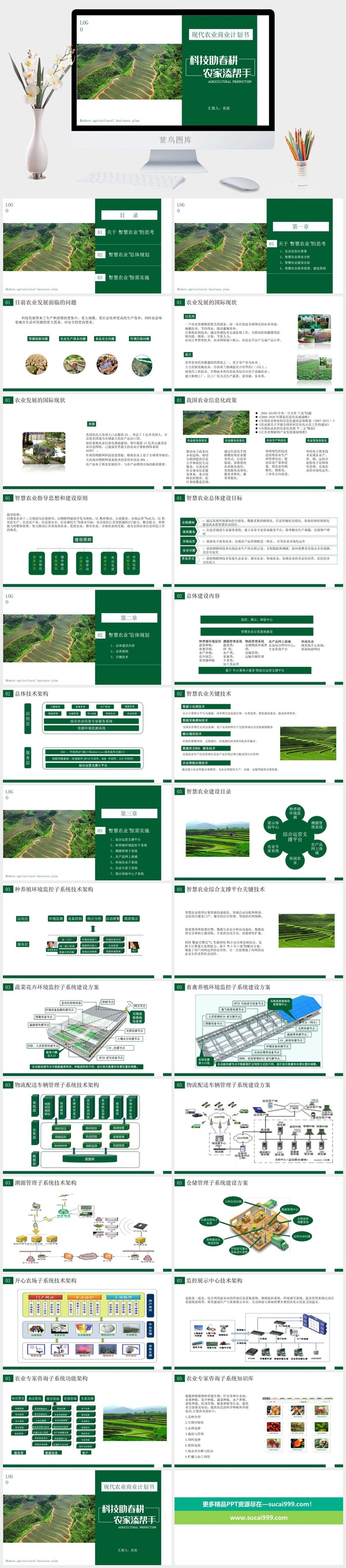 智慧农业PPT模板