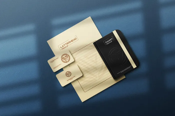 设计品牌标志样机素材psd模版下载