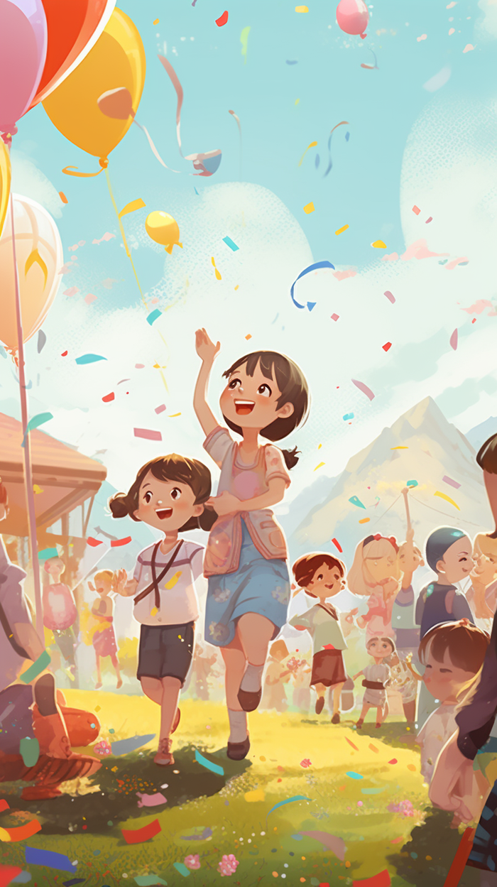 儿童 节日 快乐 热闹 开心