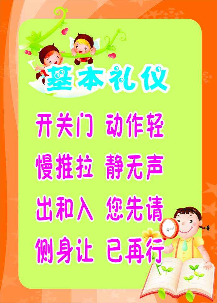 基本礼仪开关门