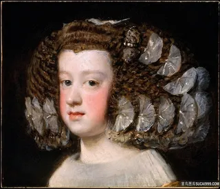 维拉斯奎兹 -- 玛丽亚 · 特蕾莎 ，西班牙公主油画图片