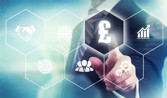 悬浮在手上的英镑符号创意高清图片 悬浮在手上的英镑符号创意高清图片