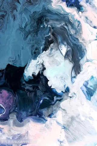 抽象唯美水墨时尚艺术油画挂画