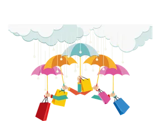 情人节礼包下落降落伞