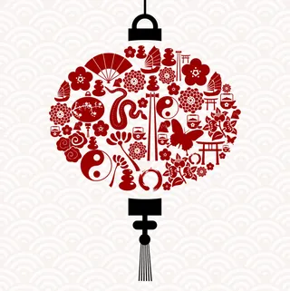 创意的中国灯笼矢量设计