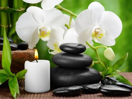 精美鹅暖石SPA高清图片素材