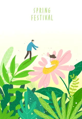 春天插画