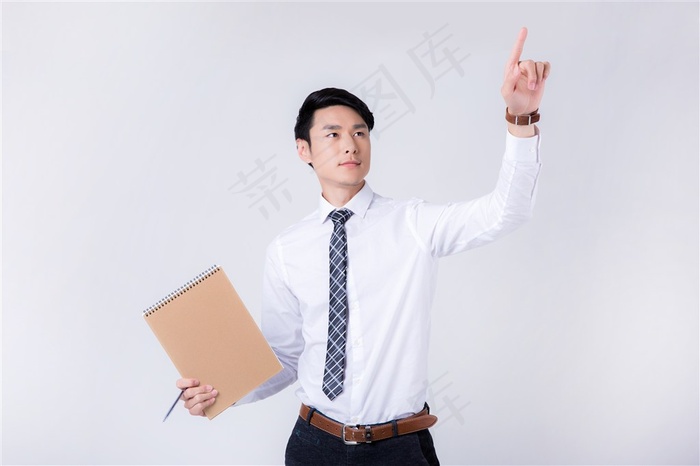 穿着西装的商务男士写真样片