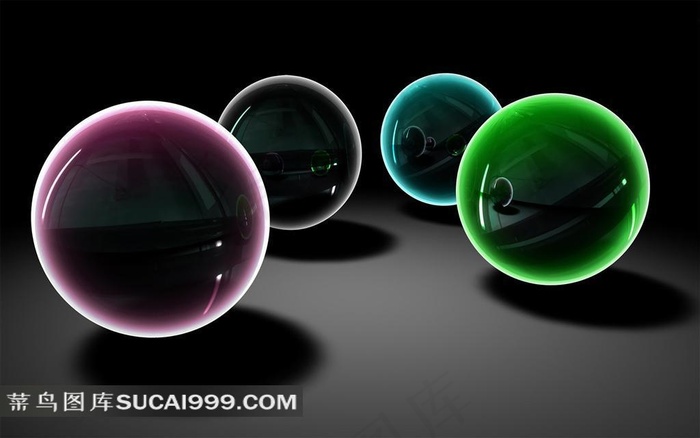 3D圆形图案壁纸