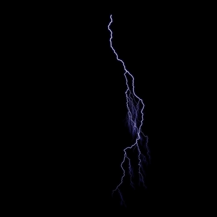 美丽图案的雷电