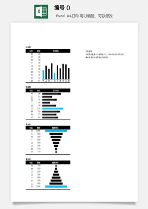 LMTK可视化图表模板Excel素材公司企业办公表格数据分析智能图表预览图