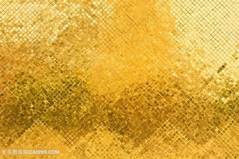 方格子背景纹理金箔烫金纸背景图片