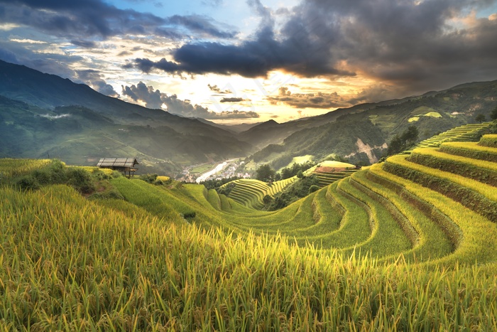 美丽乡村田园风景图片