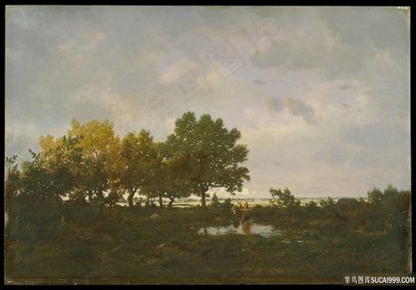 泰奥多尔·卢梭-- 池塘