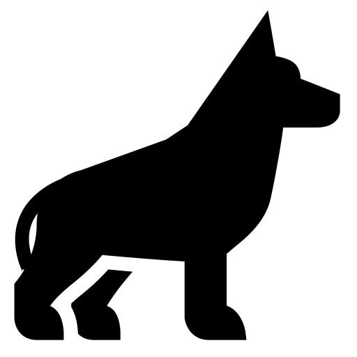 德国牧羊犬 PNG免抠(1600x1600)