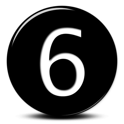 数字 6免抠(512x512)