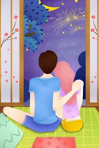 情人节海报七夕海报