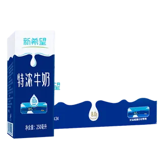 新希望特浓牛奶 (1)超市商品白底图免抠实物摄影png格式图片透明底