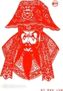 中国剪纸京剧脸谱蒋干