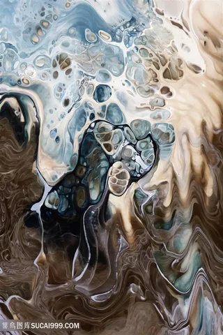 唯美抽象时尚艺术油画