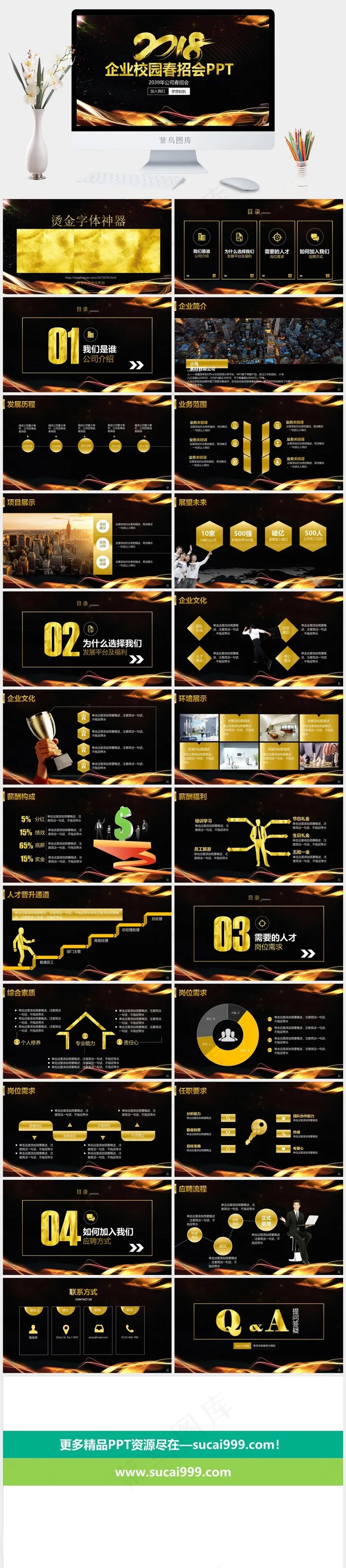 校园招聘PPT模板ppt模版