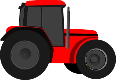 拖拉机卡通现代农业