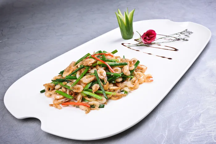 CXC02243韭苔爆炒河虾