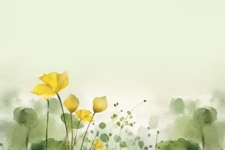 简约水墨绿色国风背景