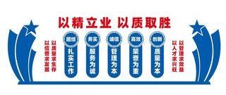 企业质量文化墙宣传标语