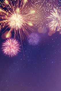 梦幻烟花背景素材