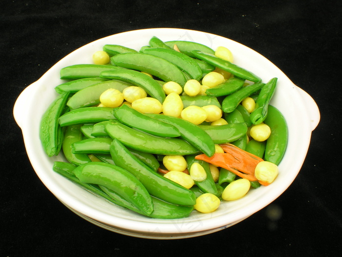2285白果炒甜豆