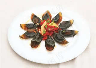 剁椒皮蛋美食图片