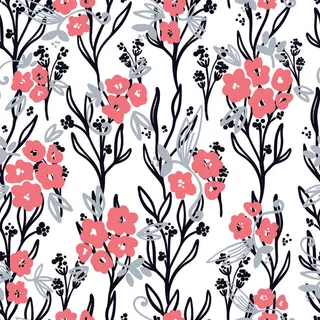 花卉唯美手绘花朵面料纹理手机壳布料面料印花服装矢量图案素材