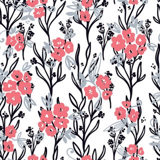 花卉唯美手绘花朵面料纹理手机壳布料面料印花服装矢量图案素材